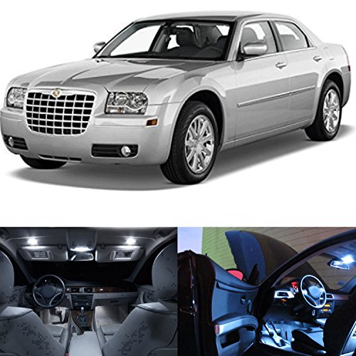 Led White Lights Interior Package Kit For Chrysler 300/300C 2005-2010 (12 Pcs) #TOP6