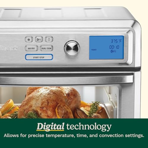 Cuisinart Air Fryer Toaster Oven, Digital Display, 1800W, Adjustable Temperature and Controls, Stainless Steel (TOA-65C) by Cuisinart - Image 3