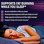 (2 Pack) Night Time Weight Loss Pills for Women - Advanced Weight Loss Supplement - Fat Burners for Women - Diet Pills That Work Fast - Belly Fat Burner - Appetite Suppressant - Made in USA - Image 4