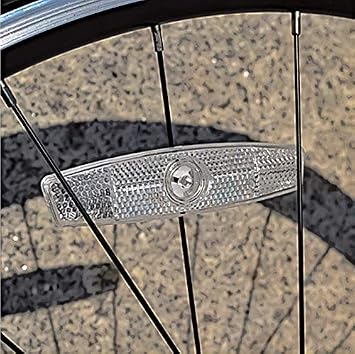 CATEYE RR-530-W Wheel Reflector Kit | Spoke-mounted wheel reflector kit for improved side visibility at night