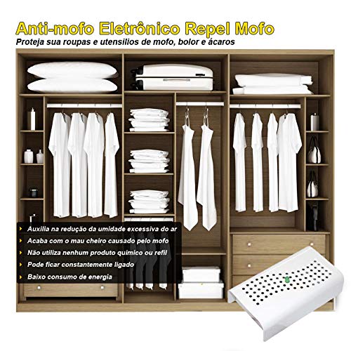 Desumidificador Anti Mofo Eletrônico Anti Ácaro e Fungos - 6 unidades - 110v