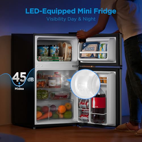 Midea WHD-113FSS1 Compact Refrigerator