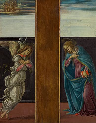 Tableau Annonciation de Sandro Botticelli pour décoration de bureau élégante