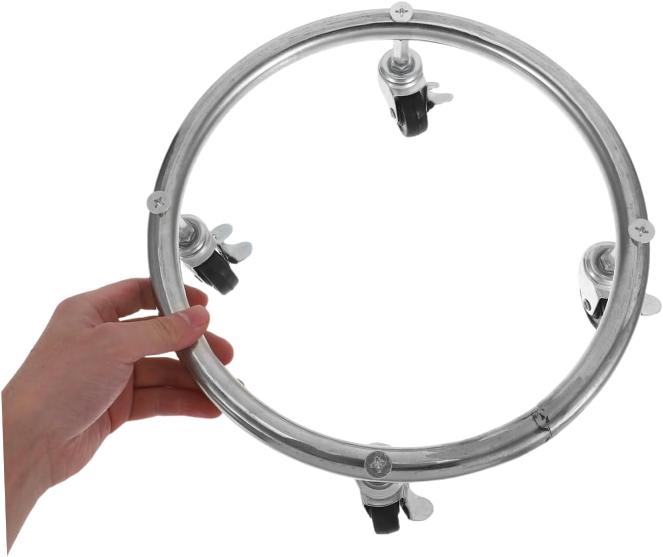 CHILDWEET Sturdy Propane Tank Holder Casters Easy to Move Propane Cylinder Stand for Rv