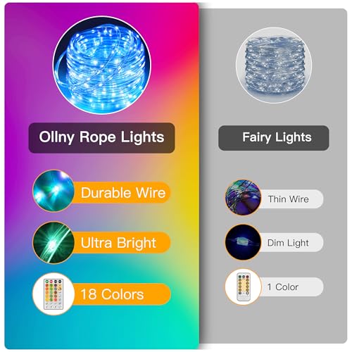 Ollny C0110M100L Rope Lights Outdoor Color Changing thumb #4