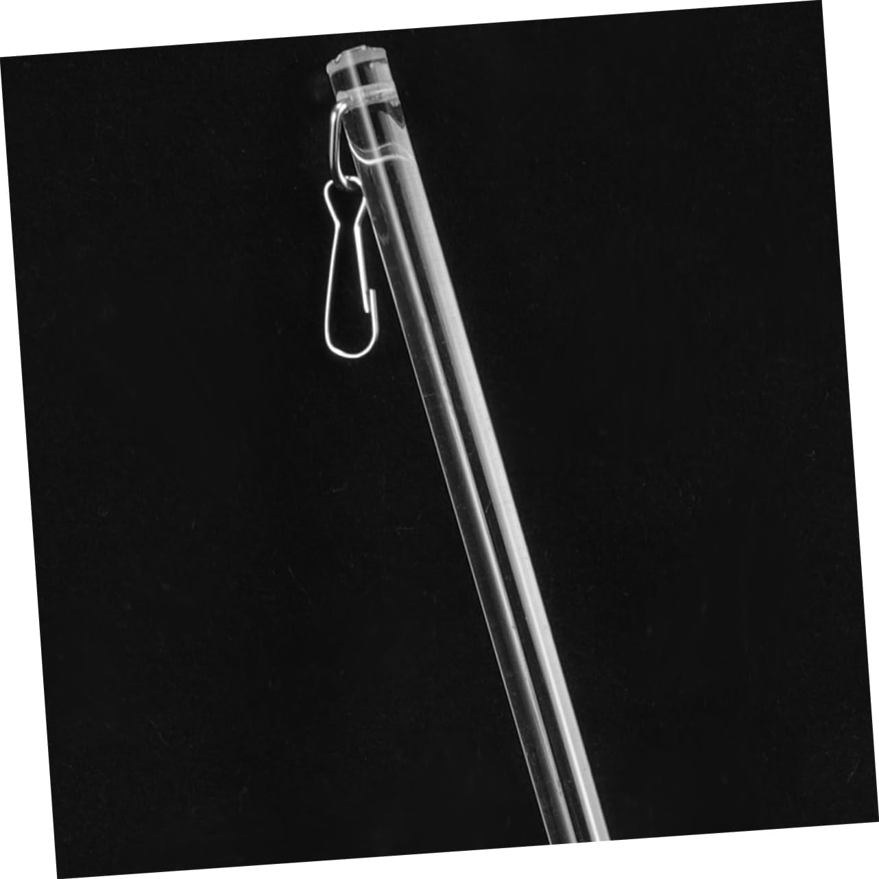 PRETYZOOM 2pcs Modern Drapery Pull Rod Curtain Wand for Blinds Decorative Curtain Rod Blind Tail Hooks Lightweight and Easy to Install
