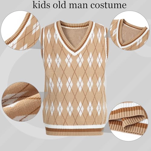 Disfraz de Abuelo para Niños 3-10 años miniatura 4