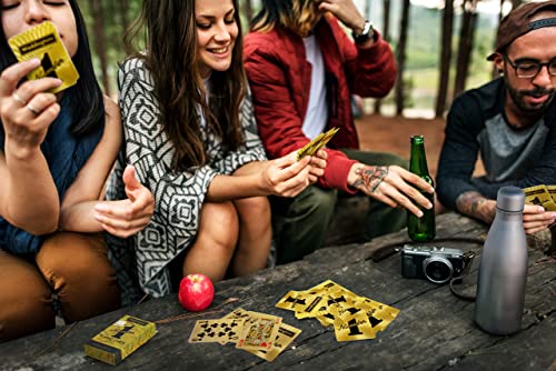 Winning Moves - Jeu de 54 Cartes - Or - Jeu de société - Jeux de cartes - A partir de 4 ans - Version française