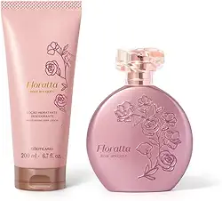 Kit Florata rose bouquet 2 itens, 1 colônia + hidratante corporal 200 ML.