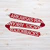 Lashicorn Arkansas Red with White Letters Beaded Purse Strap 45” Football for Clear Stadium Bag Replacement Game Day Gold Clasp #3