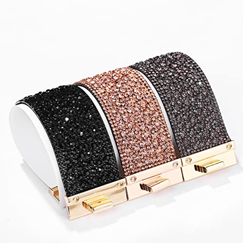 Long Tiantian 2165-LEATHER-BLACK-CA Bracelets For Women Trendy Boho Jewelry For Women Rhinestone Cuff Bangle Bracelets thumb #4