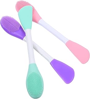 Alipis 3pcs Double Head Silicone Facial Clean...