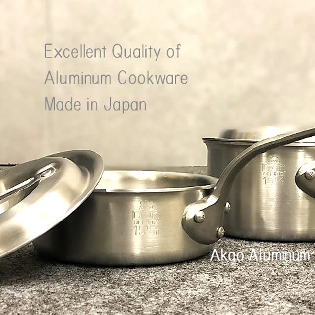 Amazon｜アカオアルミ DON片手浅型鍋 24㎝ アルミニウム合金