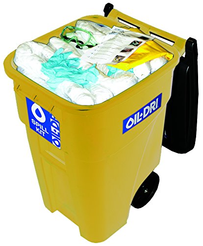 Image of Oil-Dri L90350 Oil Only Mobile Utility Spill Chest, 50 Gallon Spill Kit (Pack of 1)