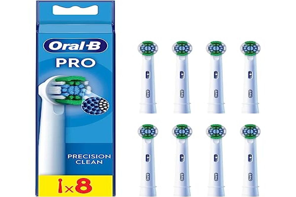 Oral-B Pro Precision Clean Spazzole per Spazzolino Elettrico, Confezione da 8 Unità