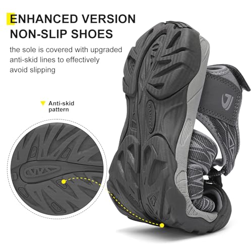 Image of Dannto Women's Sport Hiking Sandals Closed Toe Outdoor Athletic Walking Sandal Lightweight Summer Water Shoes