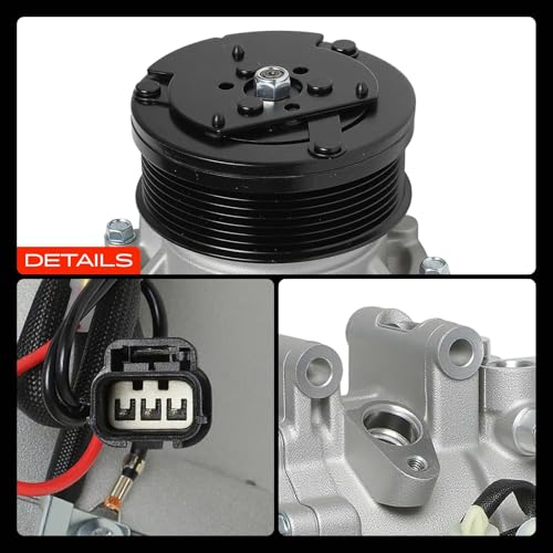 A-Premium Air Conditioner AC Compressor with Clutch Compatible with Honda Civic 1.8L 2006-2011, Replaces# 38800-RNA-A01, 38810RRBA01 38800RNBA02 38800-RNB-A02 by A-Premium - Image 9