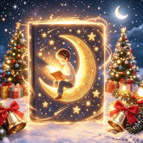 coppermoney Moon & Star Book Lamp