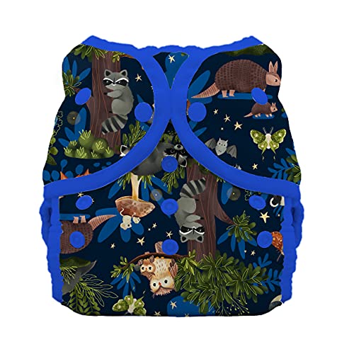 Image of Thirsties Duo Wrap Reusable Cloth Diaper Cover, Snap Closure, Nightlife Size Two (18-40 lbs)
