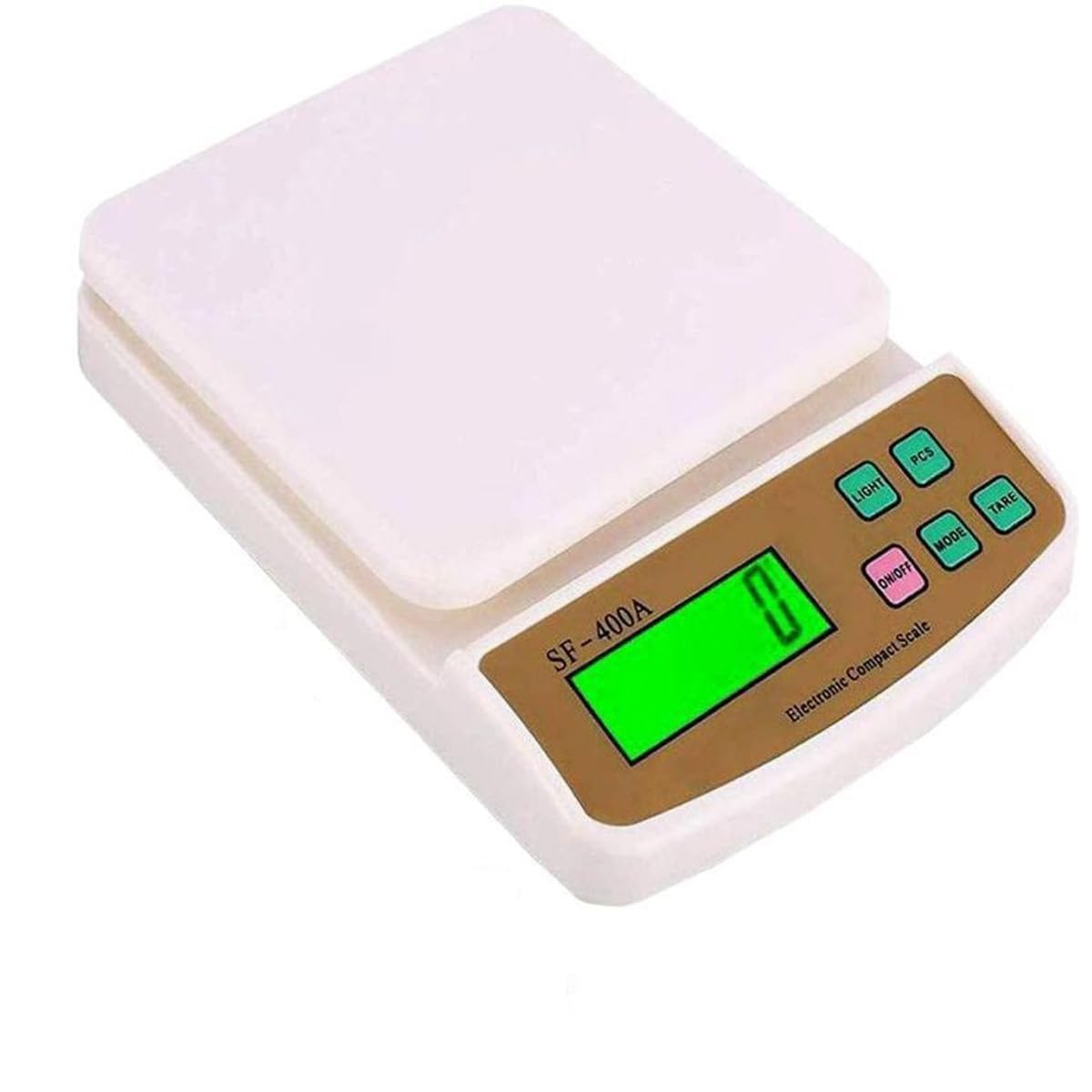 Digital Kitchen Weighing Scale SF-400A | Electronic Food Weight Machine with Backlit LCD Display | 10 kg Capacity | High Precision Multipurpose Kitchen Scale | White-image-49