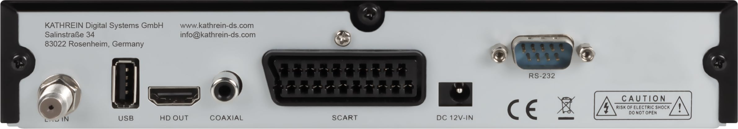 KATHREIN UFS 400 – HD Sat-Receiver, PVR, HDMI, SCART – Schwarz