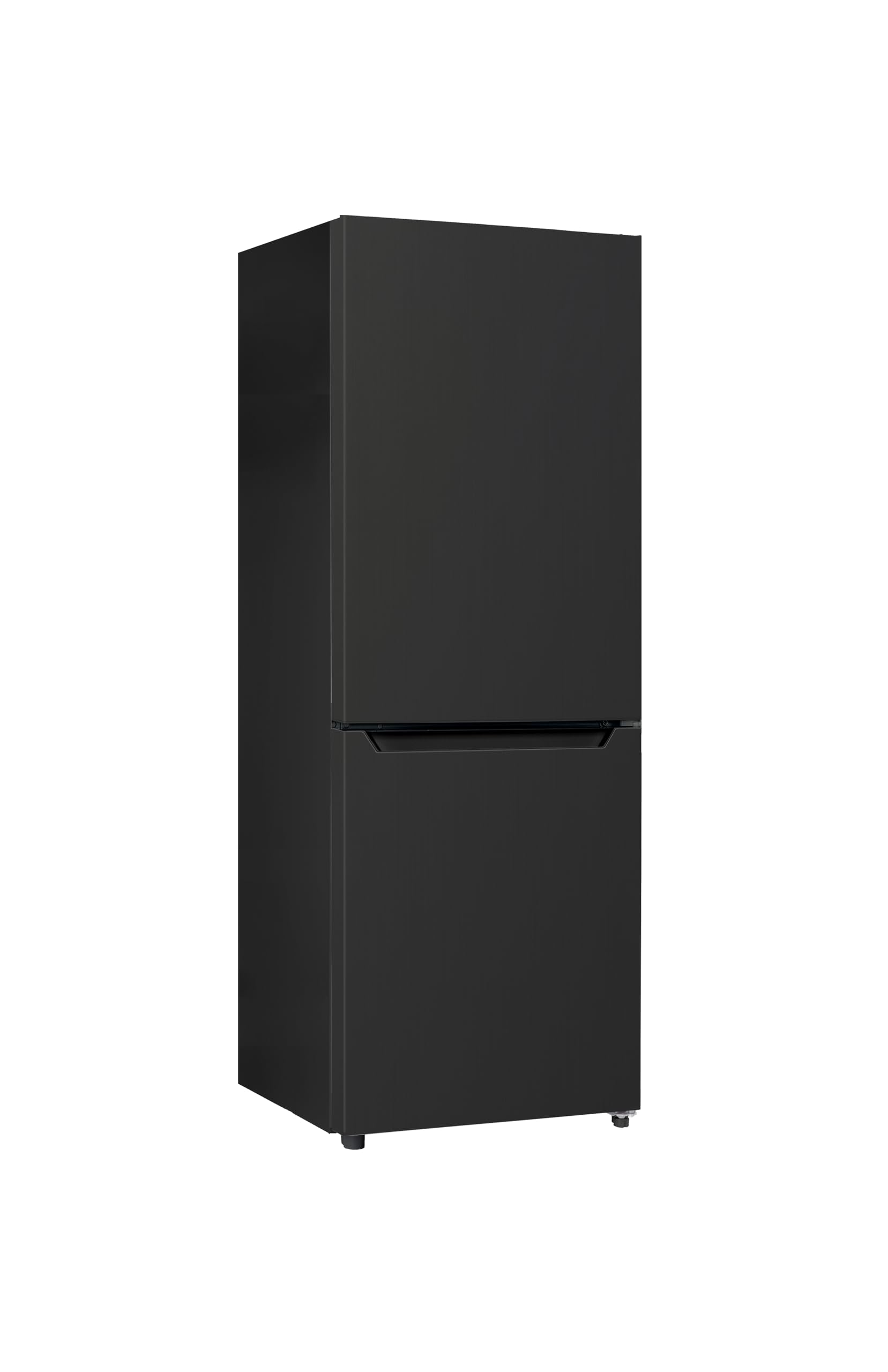 respekta Stand Kühl-Gefrierkombination / 157 L / **** Gefrierfach/Fast Cool Funktion/wechselbarer Türanschlag/LED / 144 cm hoch/C/Schwarz / KG144S-52