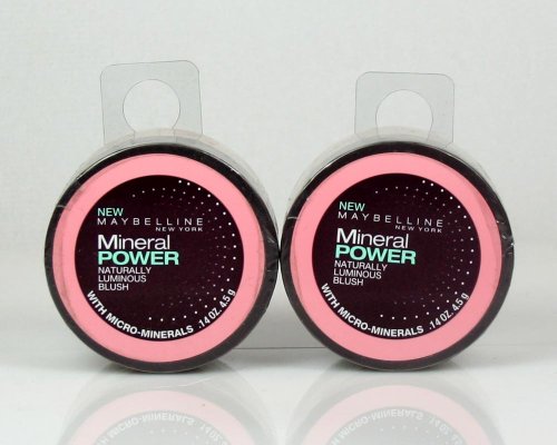 2 Pack Maybelline Mineral Power Naturally Luminous Blush Face Blushes Soft Muave #TOP4