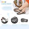 KIDSUN Toddler Girls Jelly Sandals Closed Toe Water Beach Summer Shoes Soft Rubber Sole Mary Jane Dress Shoes Princess Flat