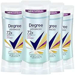 1 of Degree Advanced MotionSense Antiperspirant Deodorant 4 Count 72-Hour Sweat And Odor Protection Sexy Intrigue Antiperspirant Deodorant For Women With MotionSense Technology 2.6oz