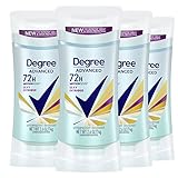 Degree Advanced MotionSense Antiperspirant Deodorant 4 Count 72-Hour Sweat And Odor Protection Sexy Intrigue Antiperspirant Deodorant For Women With MotionSense Technology 2.6oz