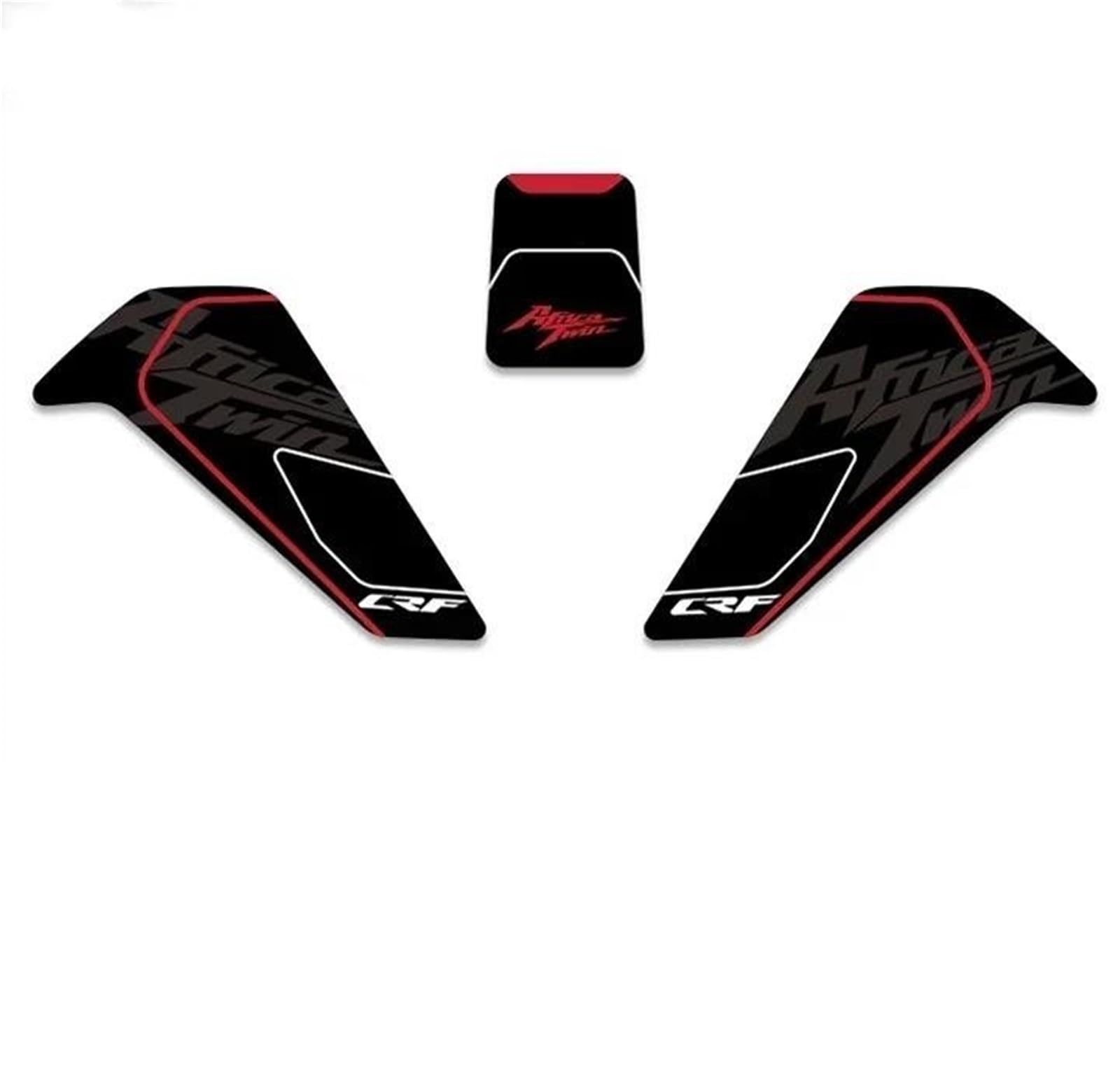 Gas Fuel Tank Pads Motorcycle Side Fuel Tank Protector Sticker for CRF1100L Africa Twin CRF1100 CRF 1100 L 1100L Gas Pad Traction Pads Decal Motorbike Protection Stickers(Red)