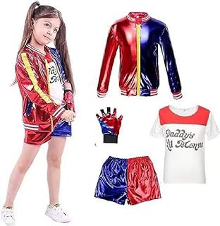 Harley Quin Costume Girls