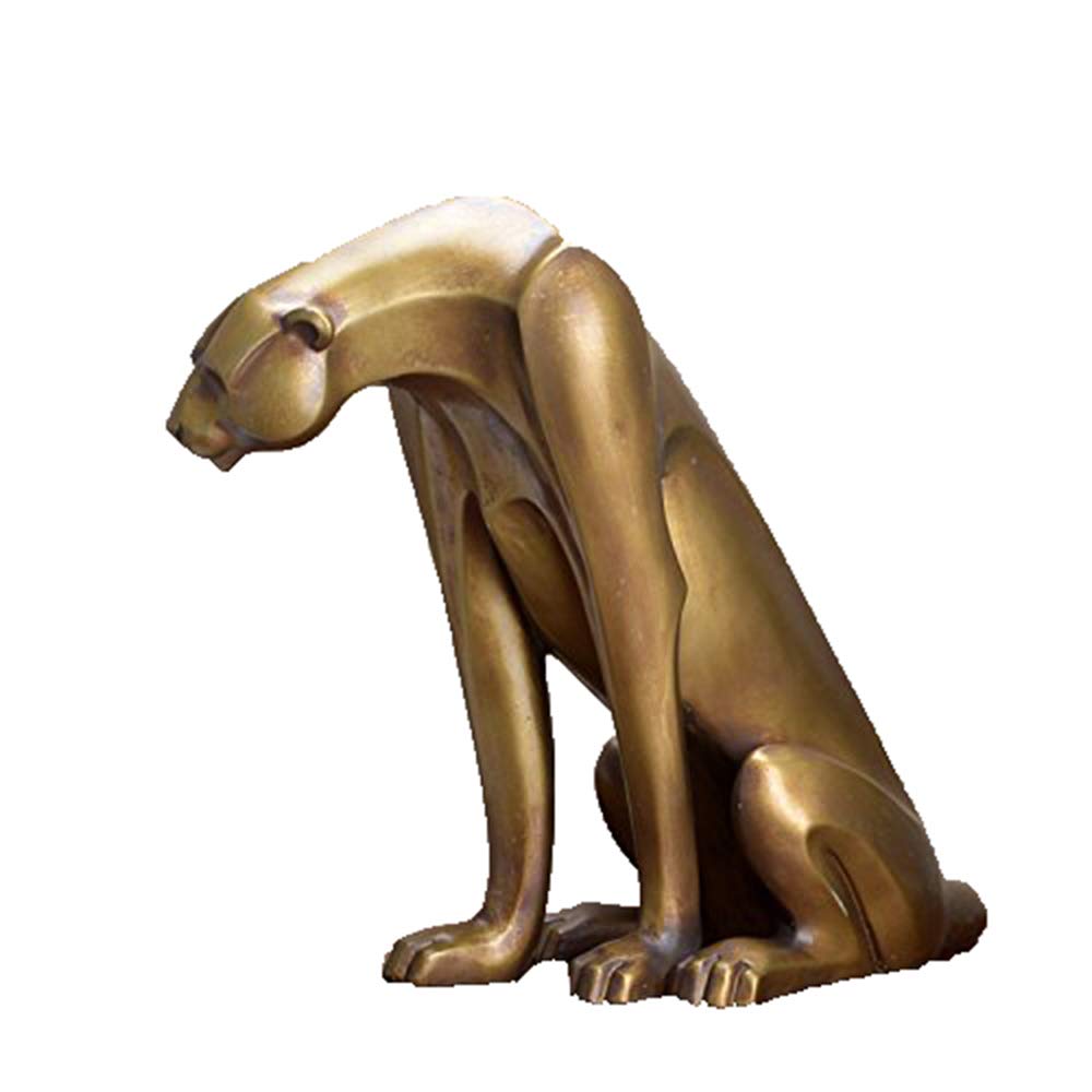 Fashion158 Abstract Wild Panther cheetah Sculpture ART statue