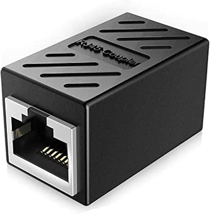 RJ45 Coupler Extender, Ethernet Cable Connector, 8P8C Network Coupler Connector, Ethernet Extension Cable Adapter, Ethernet Cable Extender Adapter Female to Female, 1 Pack-image-15