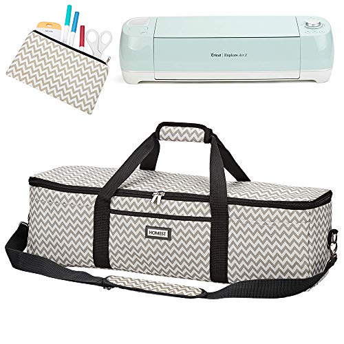 HOMEST Lightweight Carrying Case Compatible with Cricut Explore Air 2, Cricut Maker, Cricut