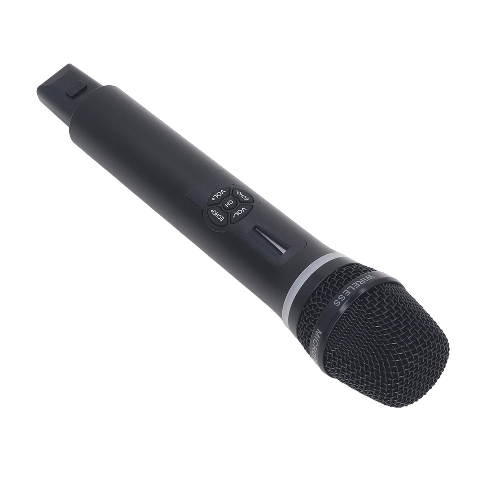Drfeify Bezprzewodowy Dynamiczny Mikrofon Mikrofon Bezprzewodowy Ustaw Podwójny Dynamiczny z podnośniką z BT Długotrwałą Akumulator do Nagrywania Karaoke Stage Performance Studio
