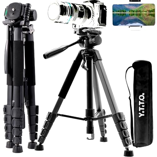 Support appareil photo horizontal et trépied télescope de voyage réglable