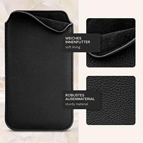 Étui en microfibre haut de gamme pour Google Pixel 3 noir de marque OneFlow - 7