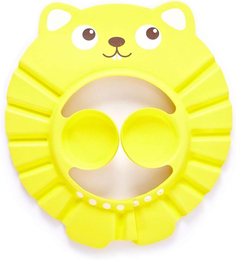 1 Pack Baby Shower Cap Bathing Cap, Soft Adjustable Kids Shampoo Shower Bathing Cap with Ear Protection