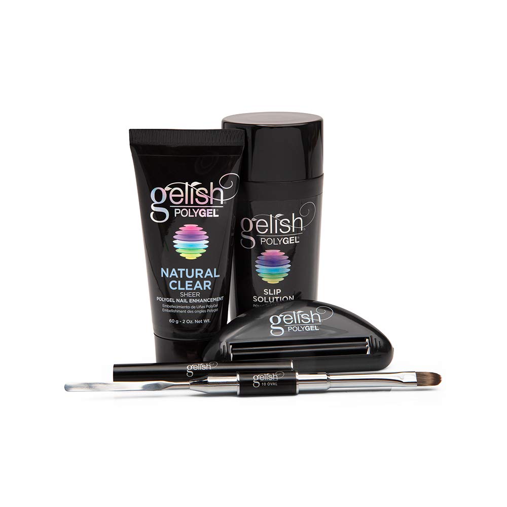 Gelish PolyGel® Brand Nail Enhancement Trial Kit – Lightweight, Strong, Odor-Free Hybrid Nail Enhancement, No Airborne Dust, Fast Application for Professional Salon Use