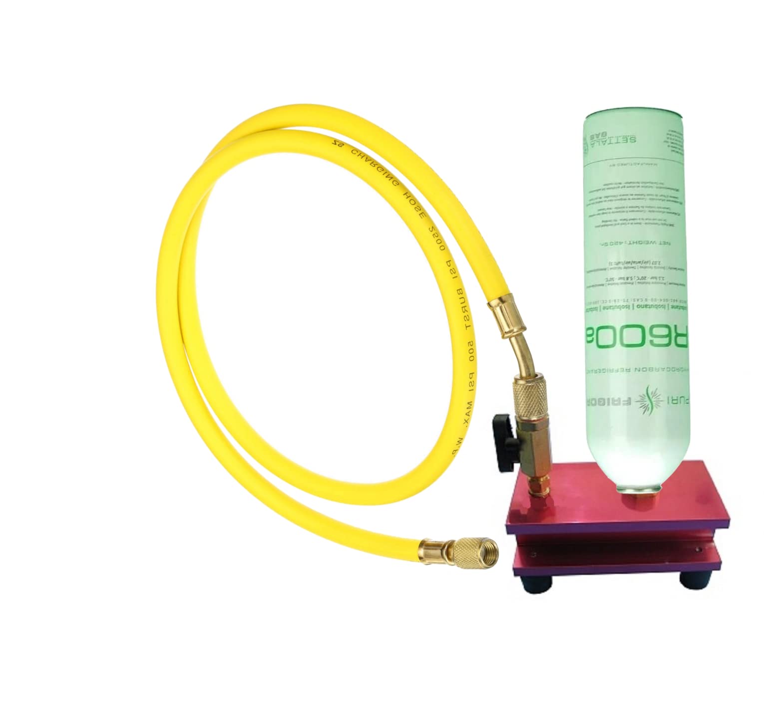 Valvola Servizio Per Bombole Gas R600a R290 | Connessione 7/16 SAE Femmina/Maschio