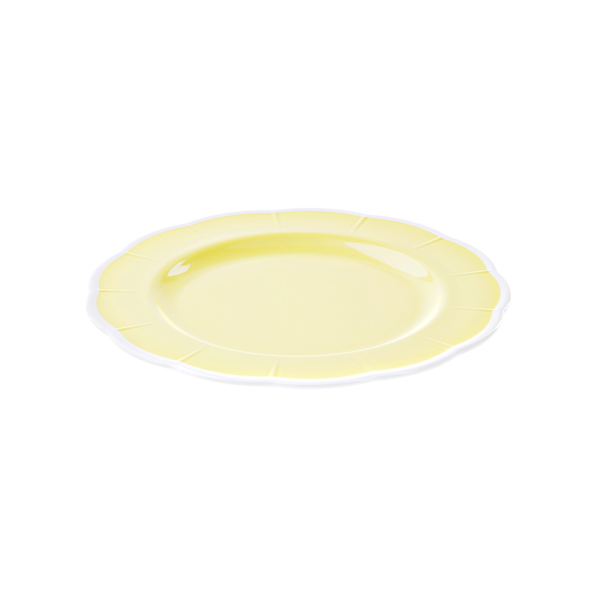 Guzzini - Flora 'Table Decor' Melamine Dinner Plate (Powder Yellow)