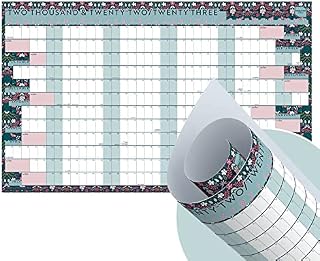 Boxclever Press Academic Wall Planner 2022/2023 (Linear Layout). Mid Year Wall Planner 2022-2023 runs Aug22 - Aug23. DELIVERED ROLLED! Laminated Academic Year Wall Planner 2022-2023 - 70 x 43cm