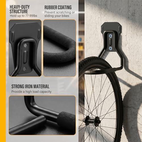 Support mural pour vélo vertical Sutekus : finissez-en avec le manque de place