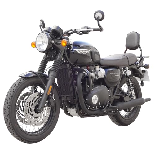 Porte bagages Triumph Bonneville T120 T100 noir accessoire moto - 5