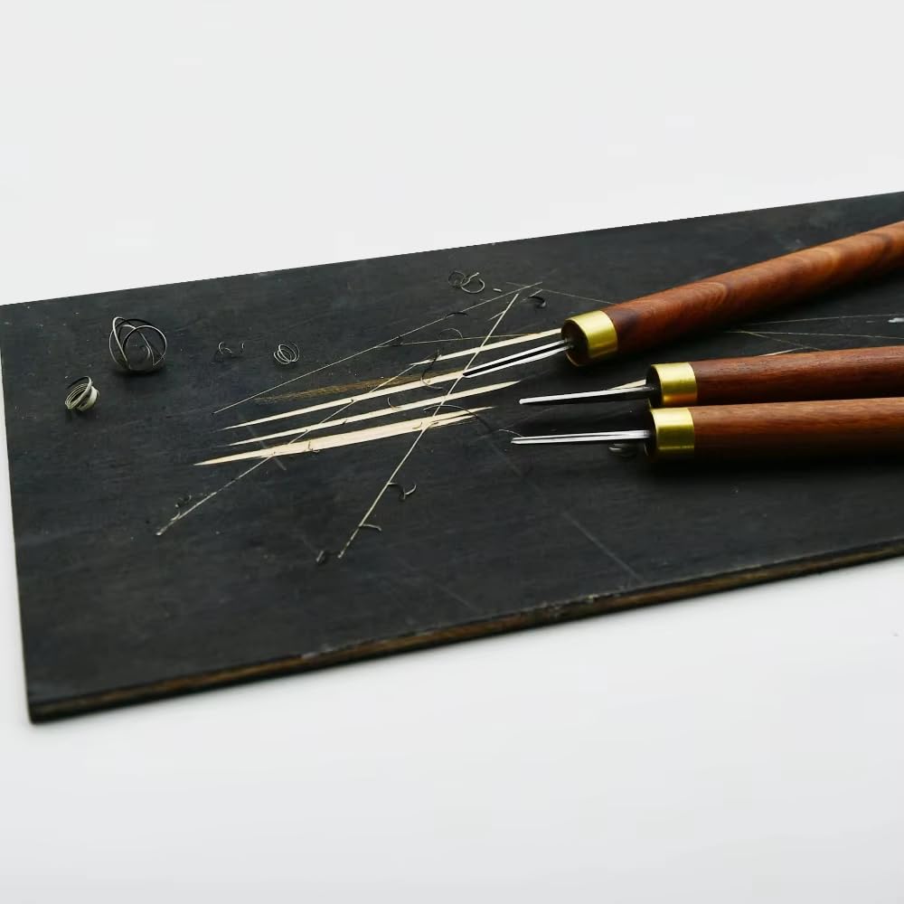 Juego de 8 cuchillos para tallar bloques de madera