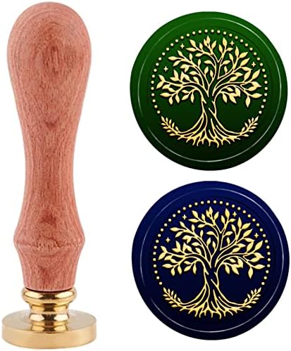 DELORIGIN Siegelstempel Mit Eichhörnchen Motiv - Wachsstempel 25mm Für Briefe & Einladungen