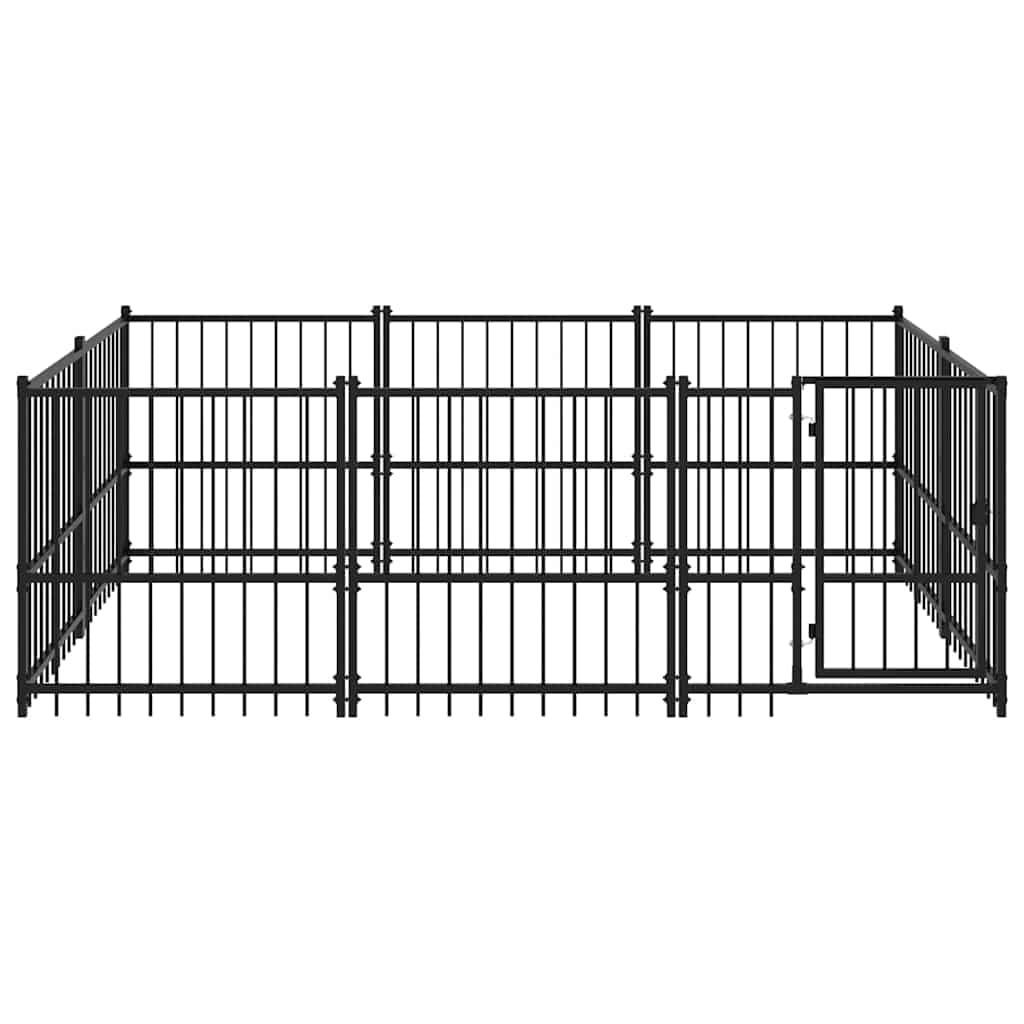 Cuccia in acciaio per cani, 5,63 m²