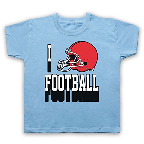 T-Shirt Football Américain Enfant Textile Confortable Casque Sport