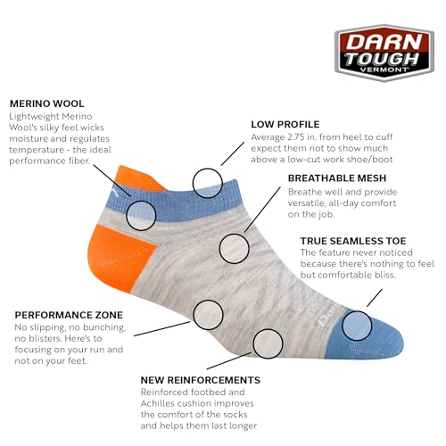 Image of Darn Tough Women's Run No Show Tab Ultra-Lightweight Sock (Style 1043)